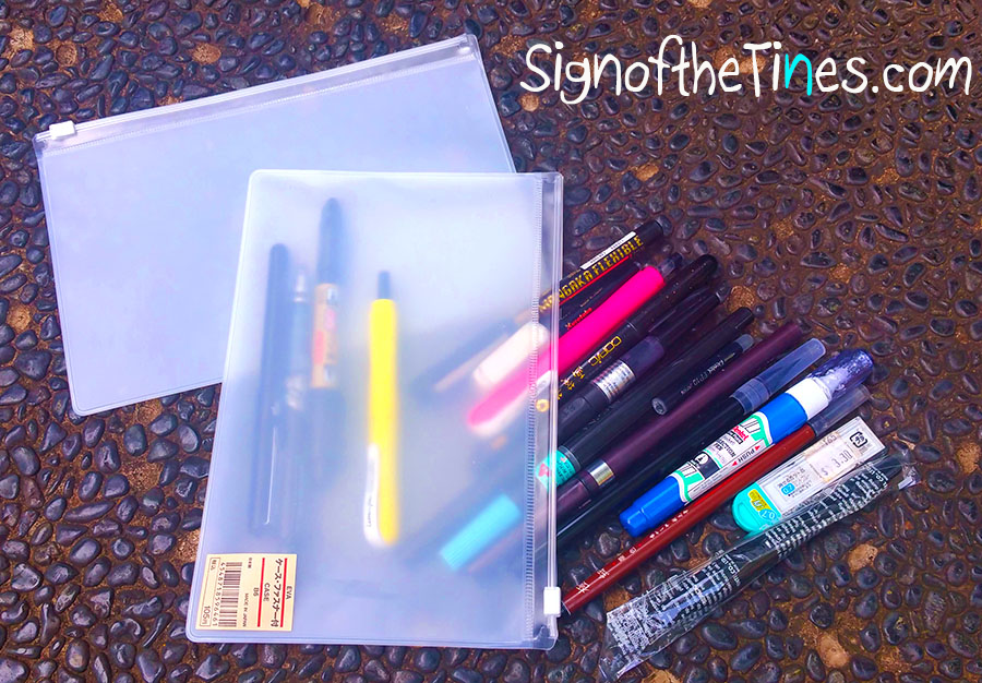 SignoftheTines.com- Muji pouches