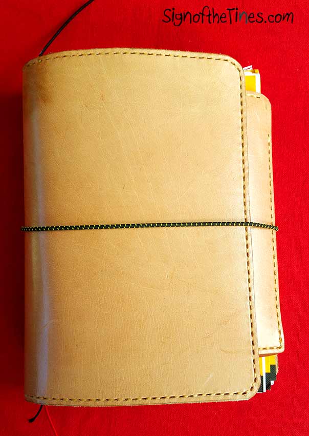 Sunday Leather Craft Travaler's Notebooks- front view