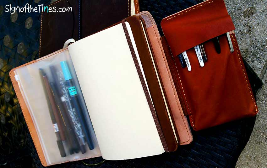 Sunday Leather Craft Travaler's Notebooks- foldout